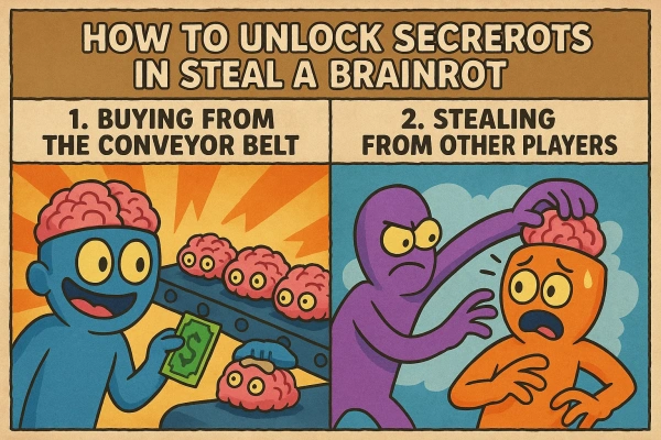 How to Unlock Secret Brainrots in Steal a Brainrot